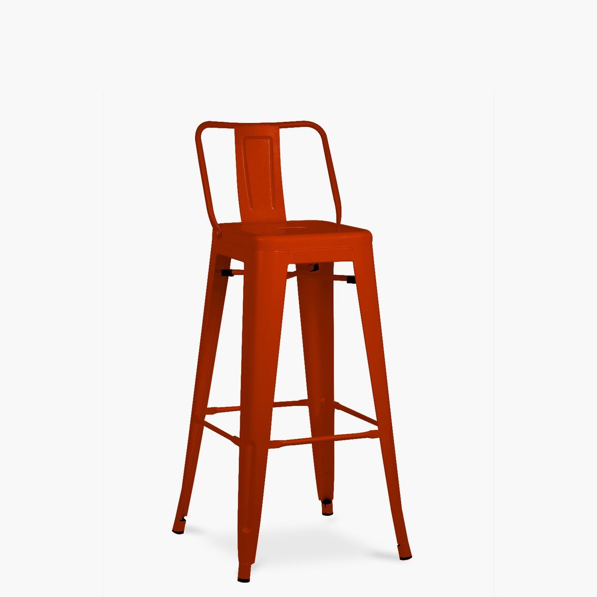 FORM DESIGN - Taburete Alto 77 Tolix c/resp Rojo Form