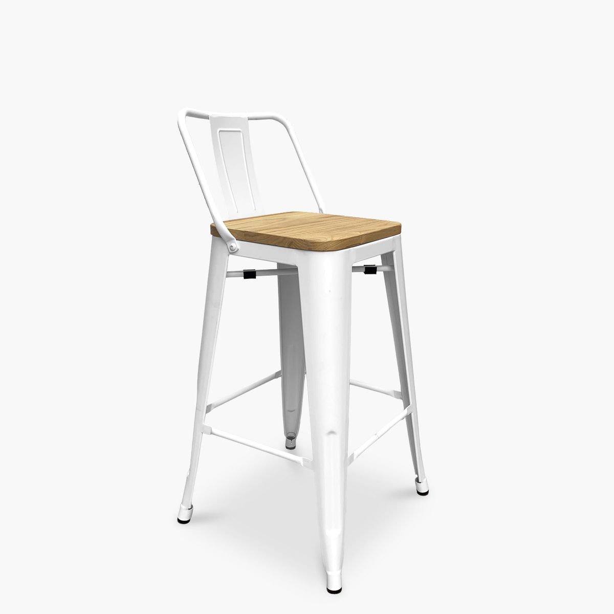 FORM DESIGN - Taburete Piso medio Tolix madera c/resp Form