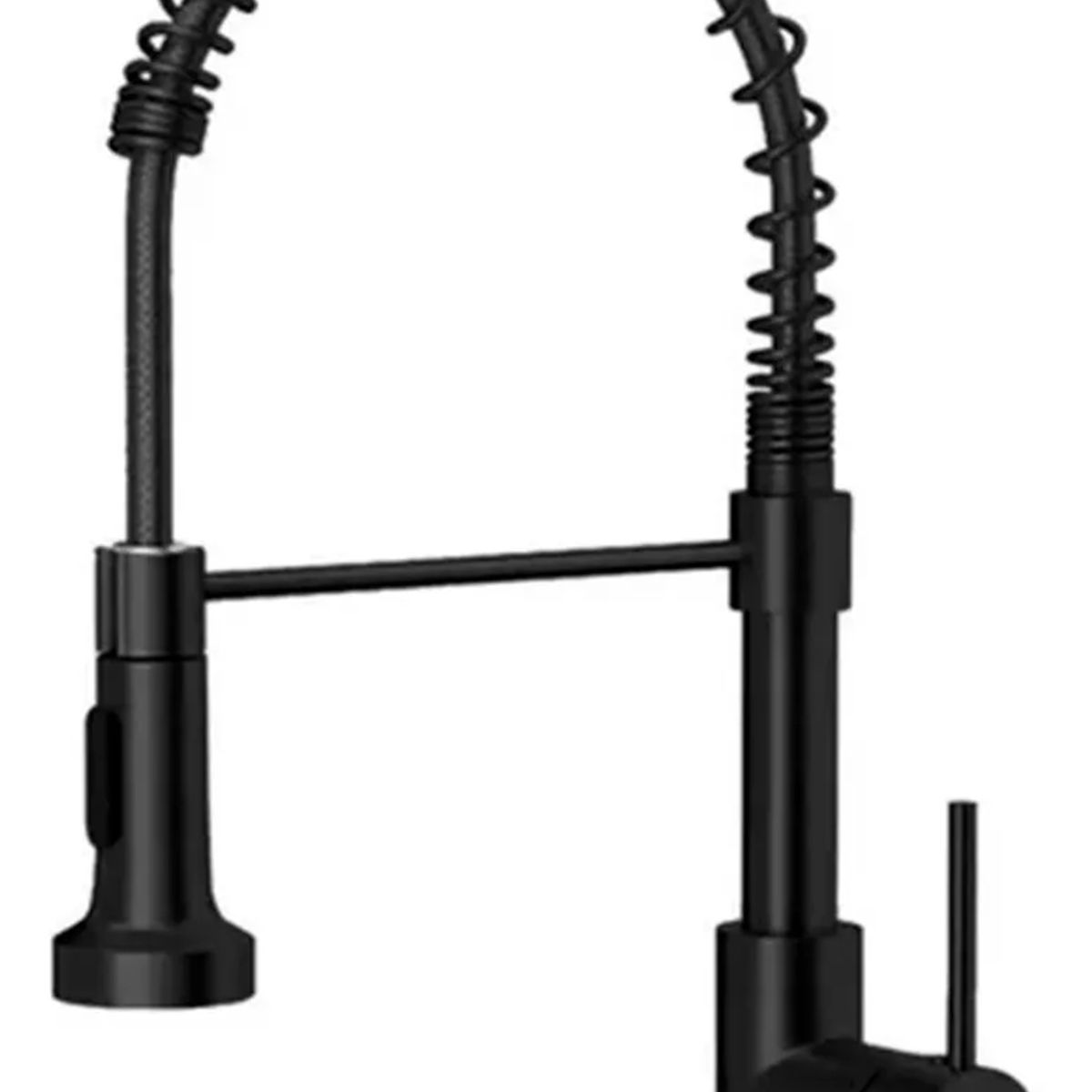 GENERICO - Llave grifo Lavaplatos Monomando Profesional Extraíble Negra Lujos