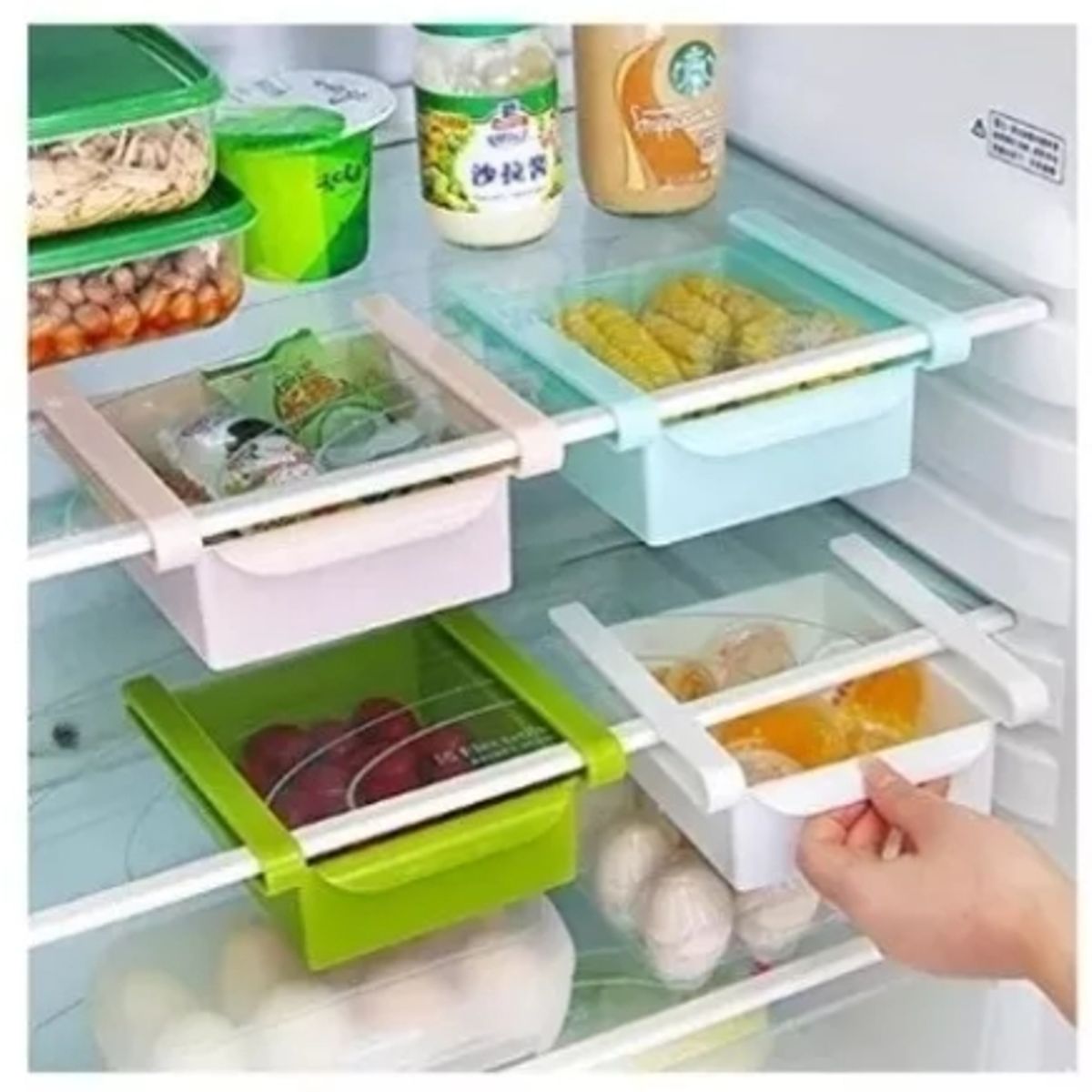 GENERICO - Cajas Almacenamiento Para Refrigerador Y Otros