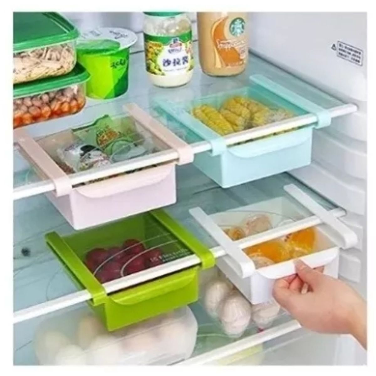 GENERICO - Cajas Almacenamiento Para Refrigerador Y Otros