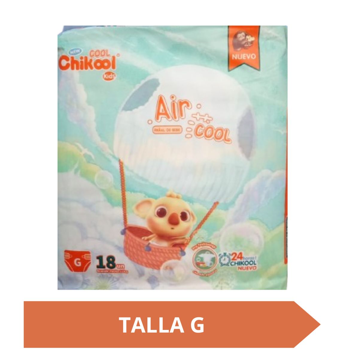 GENERICO - Pañales Chikool Cool G 144 pañales