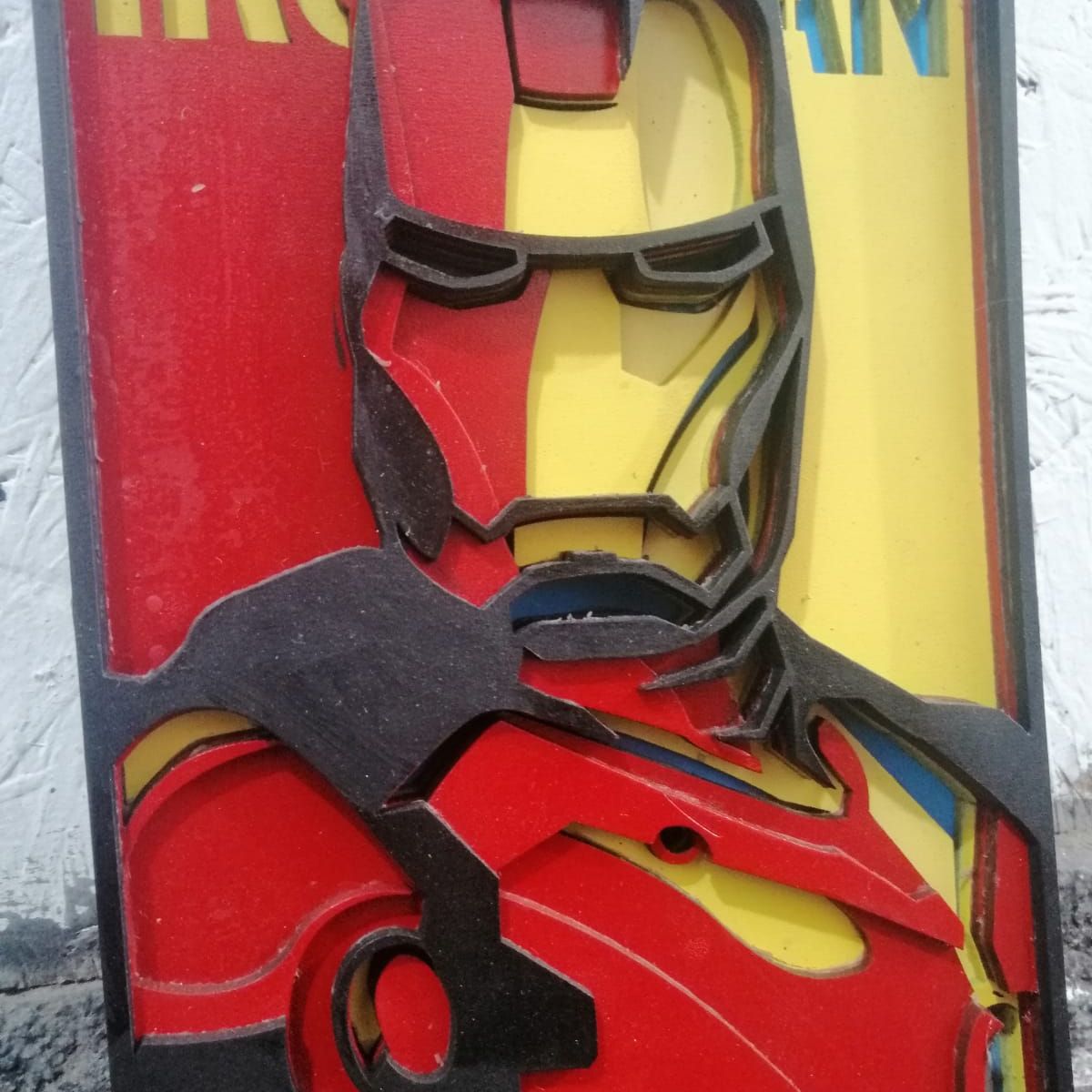 GENERICO - Cuadro Decorativo Multicapa de Iro Man