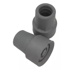 GENERICO - Regaton De Goma Repuesto Para Baston 19 Mm Pack 2 Unidades