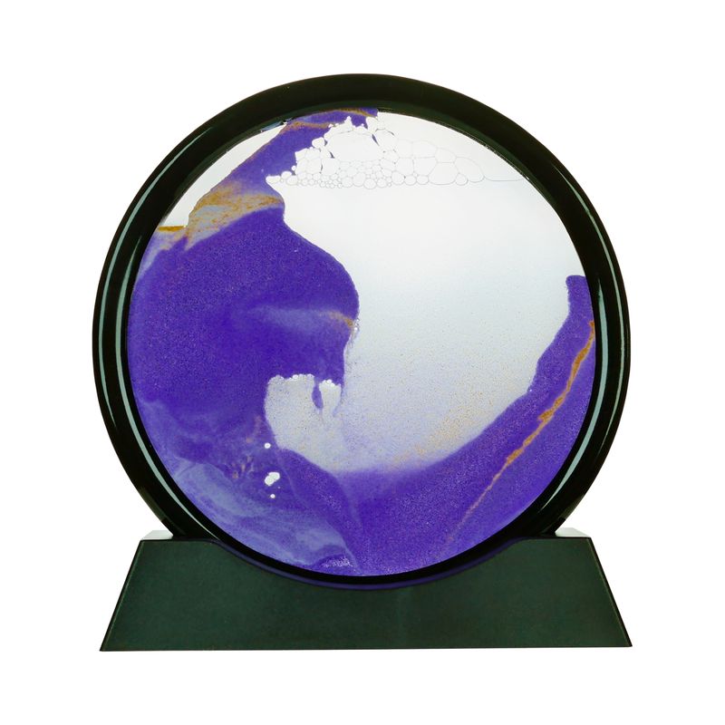SOLEIO - Decoración Arte Reloj De Arena Y Agua Movimiento Líquido