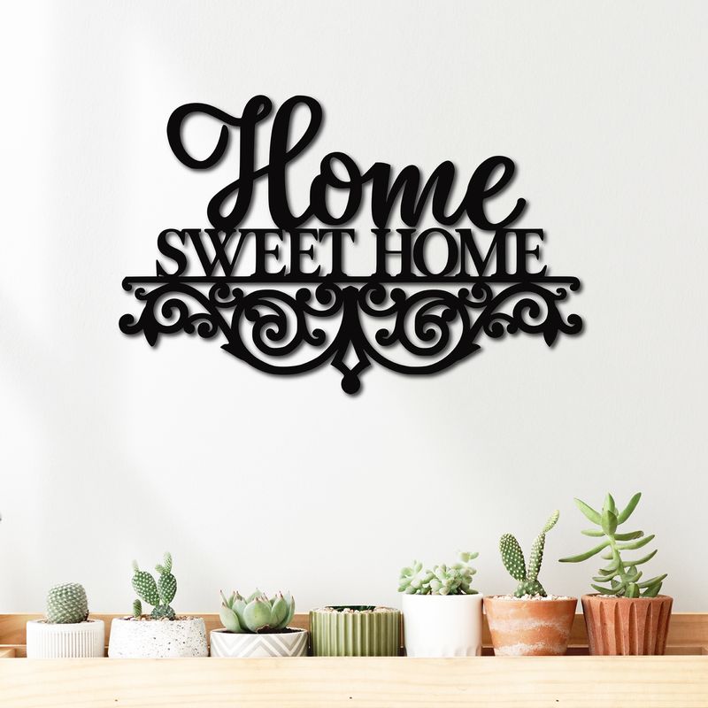 ELAB PROPIA - Cuadro Home Sweet Home 42x27cm - Madera Fun Republic