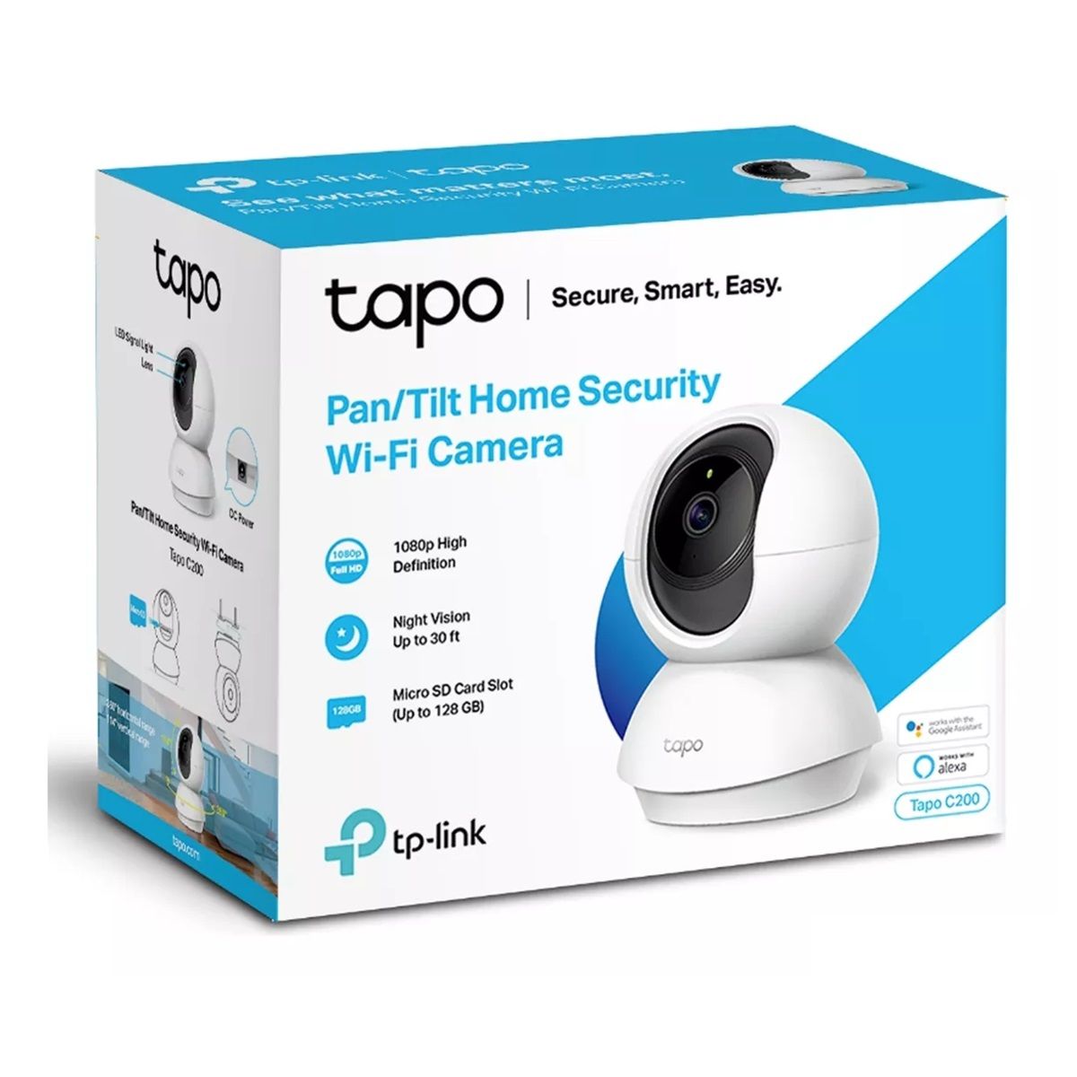 GENERICO - Cámara Seguridad Wifi Tp-link Tapo C200 Full Hd Movimiento