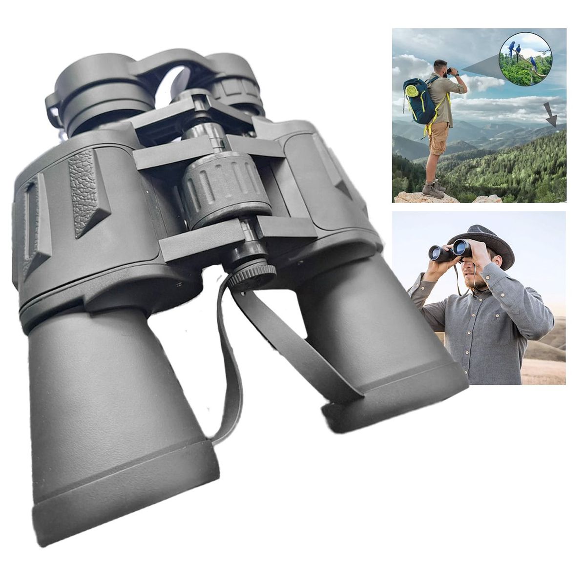 GENERICO - Binoculares Profesionales Largo Alcance Outdoor Trekking