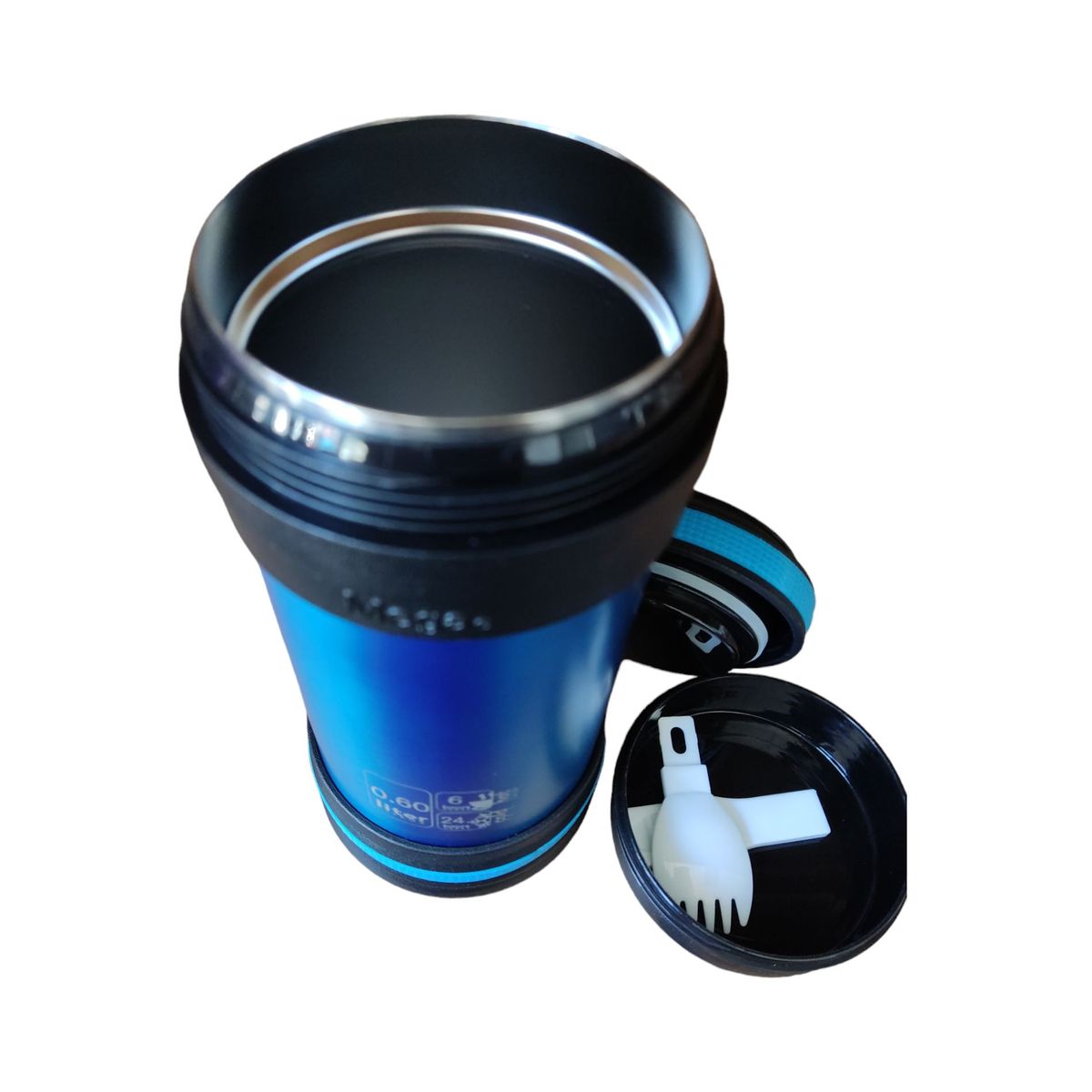 MEGA - Termo de Comida Mega de 400ml Acero Inoxidable  Tenedor