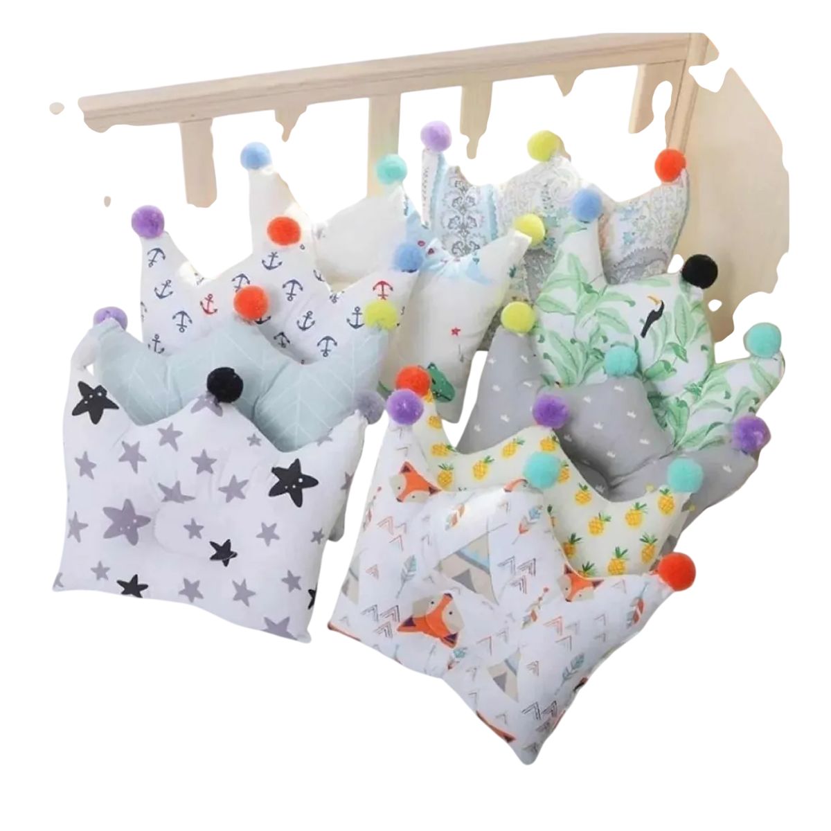 GENERICO - Cojin Almohada Reposa Cabeza Bebe Niños Ergonómico