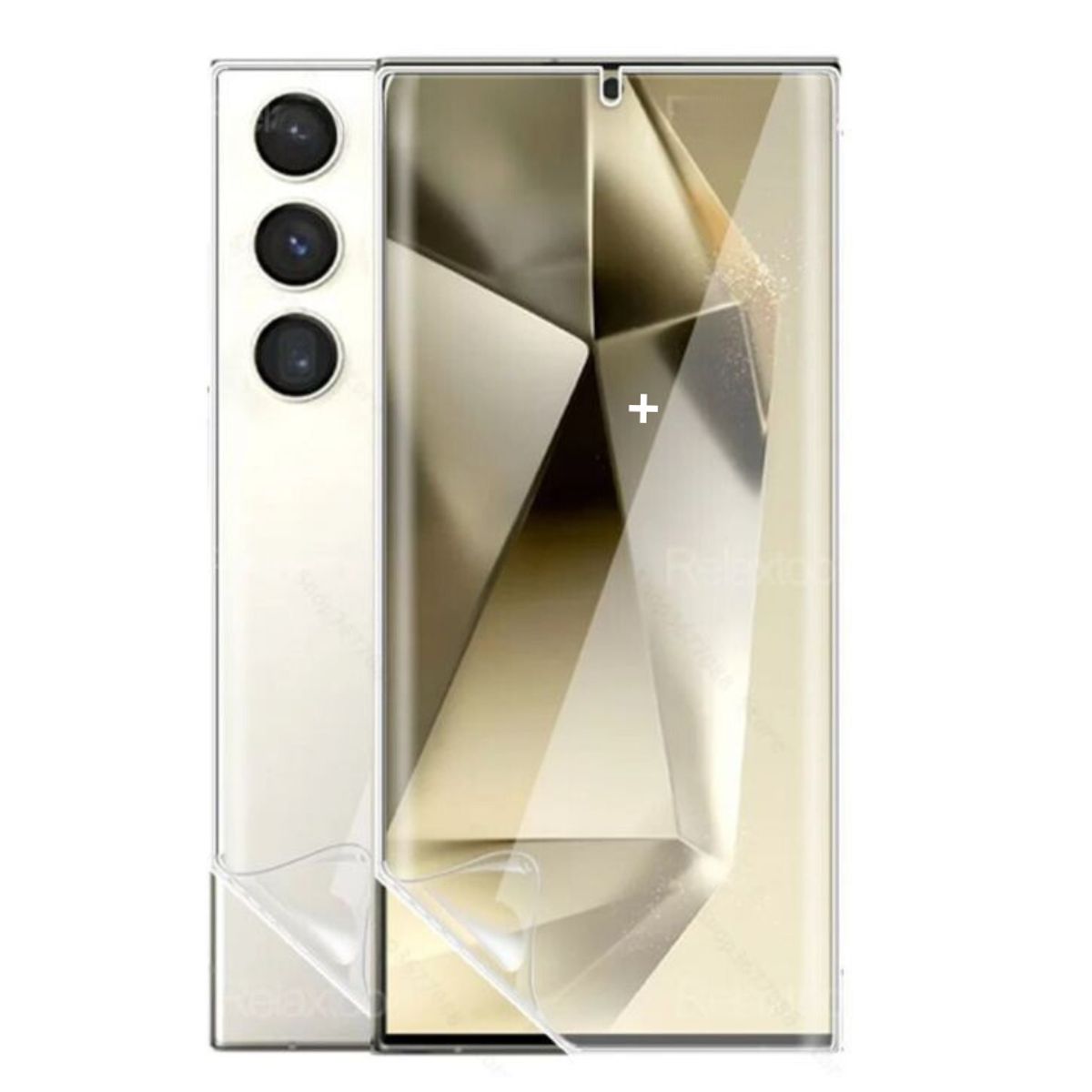 GENERICO - Pack 2 Lamina Hidrogel Para Samsung S24 Ultra Delantera -Trasera