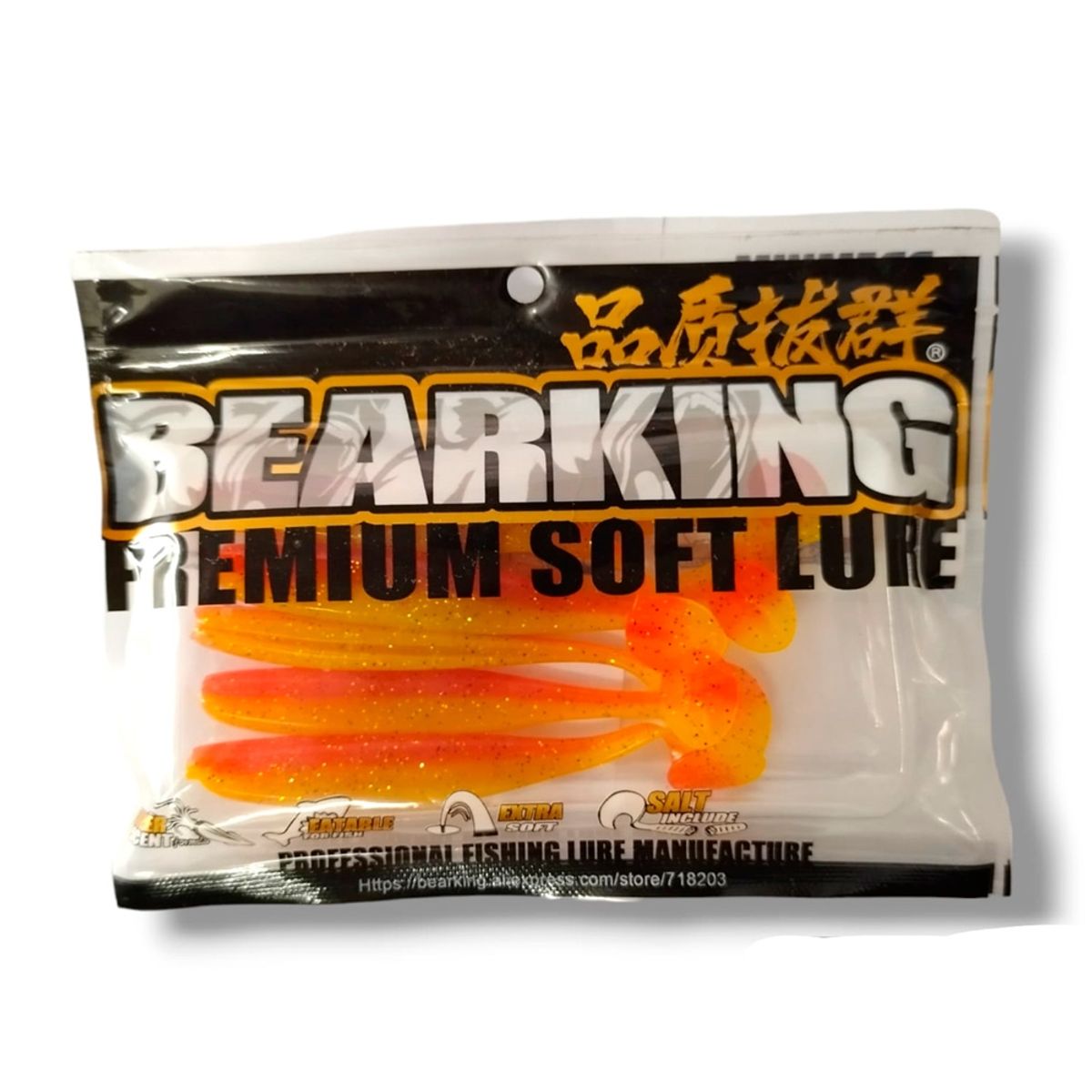 GENERICO - Vinilo suaves Bearking Pesca con aroma y aditivos 6pcs