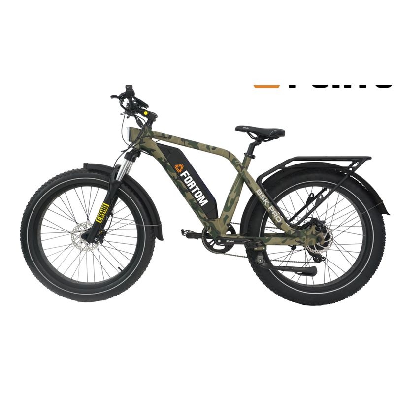 FORTOM - Bicicleta Electrica Fatbike FORTOM EBIKE Camuflaje