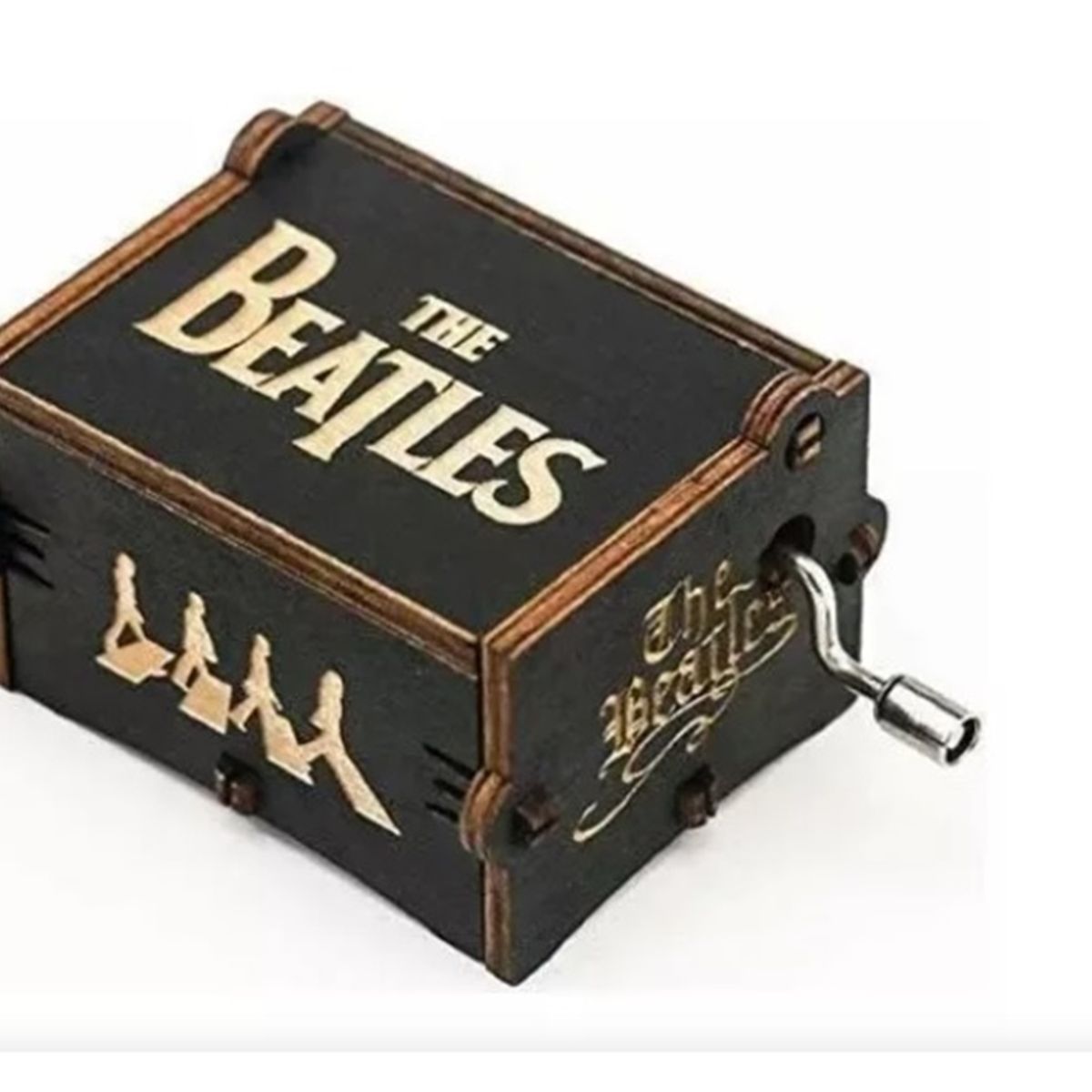 GENERICO - CAJA MUSICAL  THE BEATLES LET IT BE NEGRA