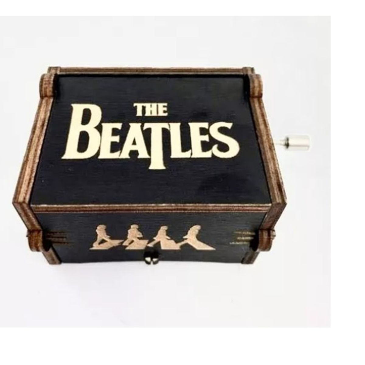 GENERICO - CAJA MUSICAL  THE BEATLES LET IT BE NEGRA