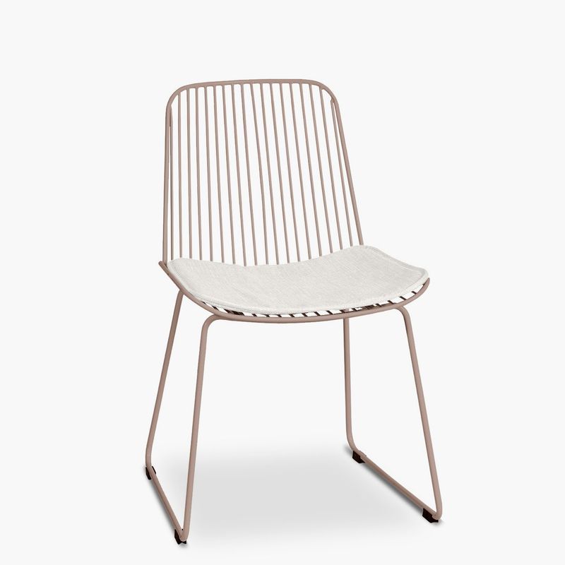FORM DESIGN - Silla metalica Isabella Taupe Form