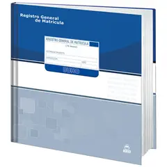 GENERICO - Libro Registro General De Matricula BasicaMedia Registro Escolar