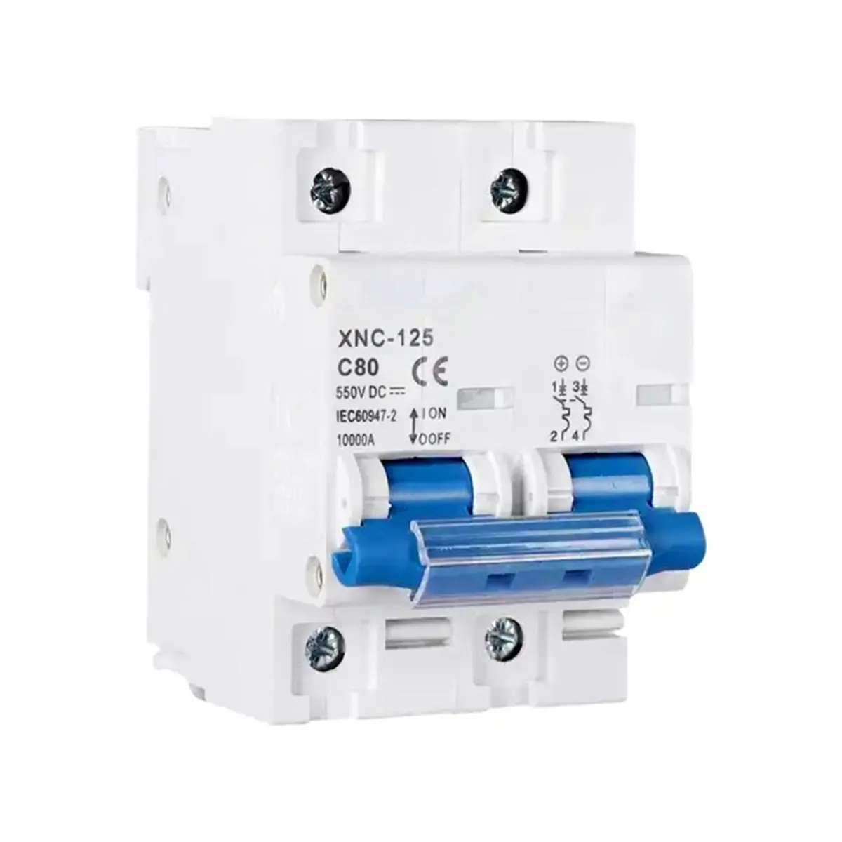 SOLIOT - Interruptor Automático Dc 2p 550v 80a Bipolar