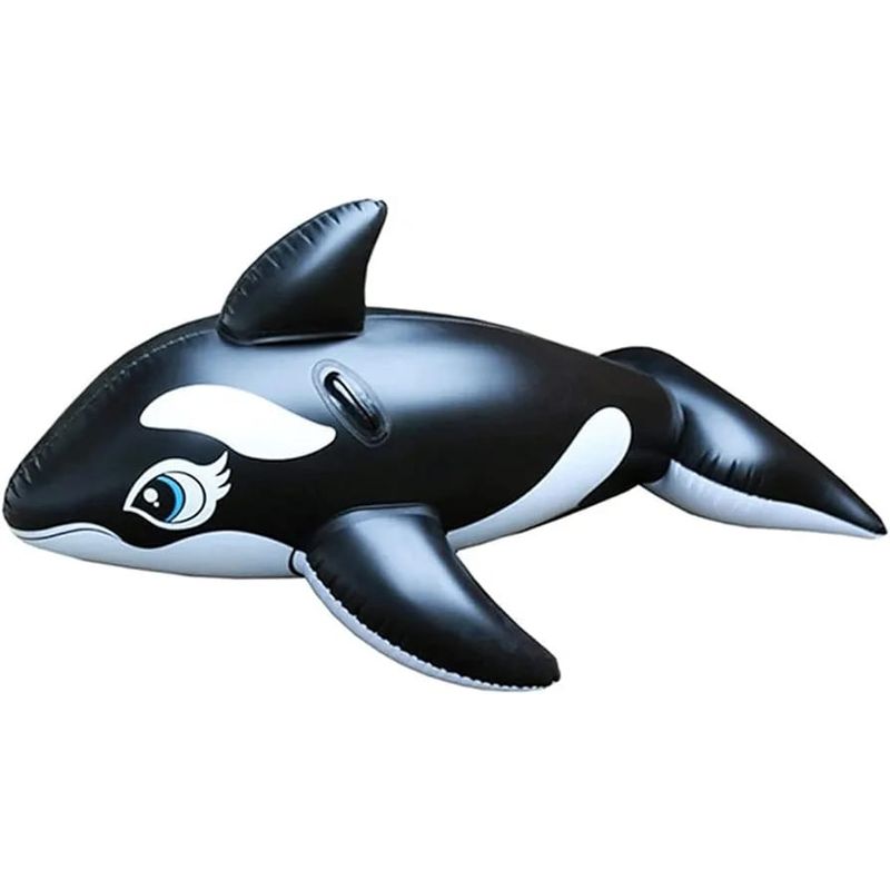 GENERICO - Flotador Ballena Inflable Orca 220m X 120m
