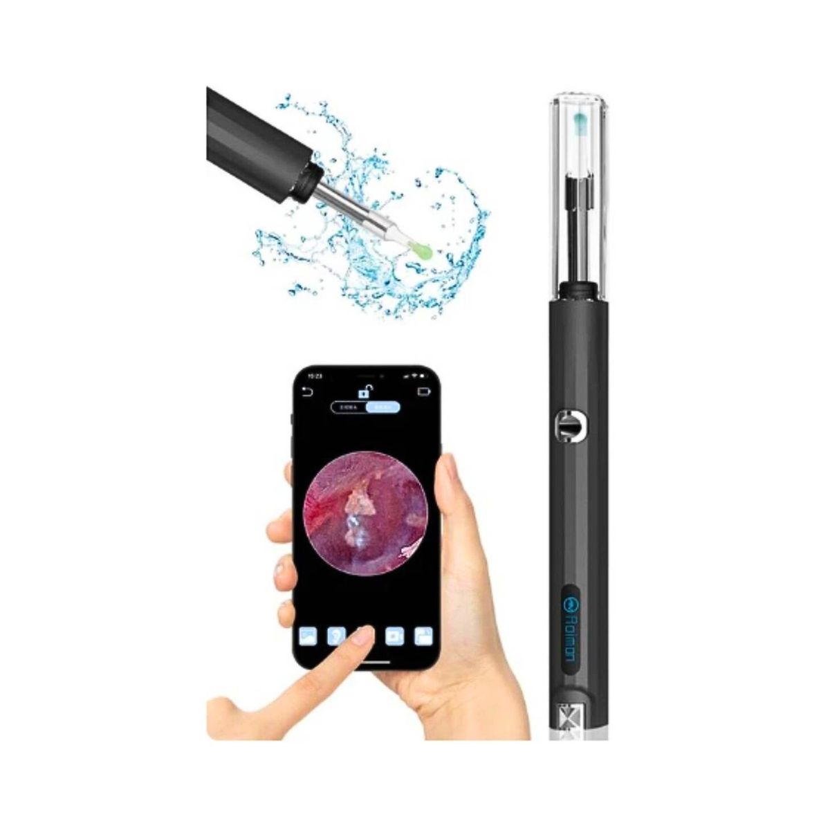 GENERICO - Limpiador De Oído Con Cámara Conexión Dispositivo Móvil.