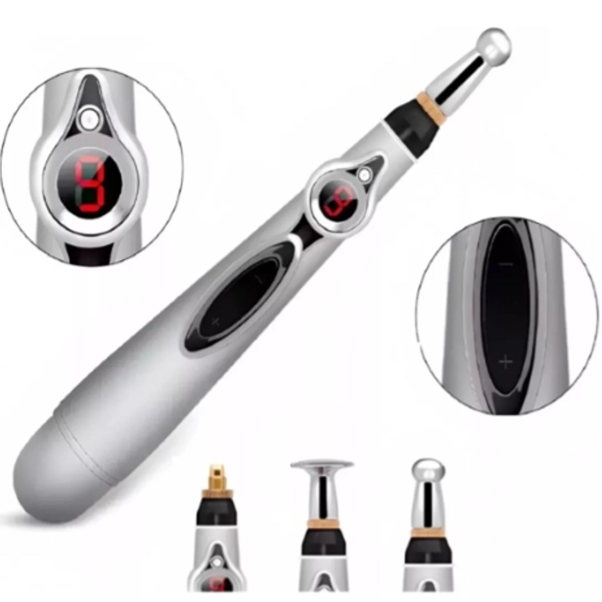 GENERICO - Lapiz Masajeador Acupuntura Portatil Masajeador Electrico