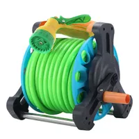 Manguera Retráctil Con Riel Para Jardín Y Pistola 15 Mts
