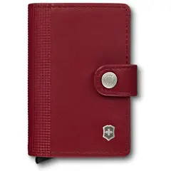 VICTORINOX - Billetera de cuero Altius Secrid color rojo