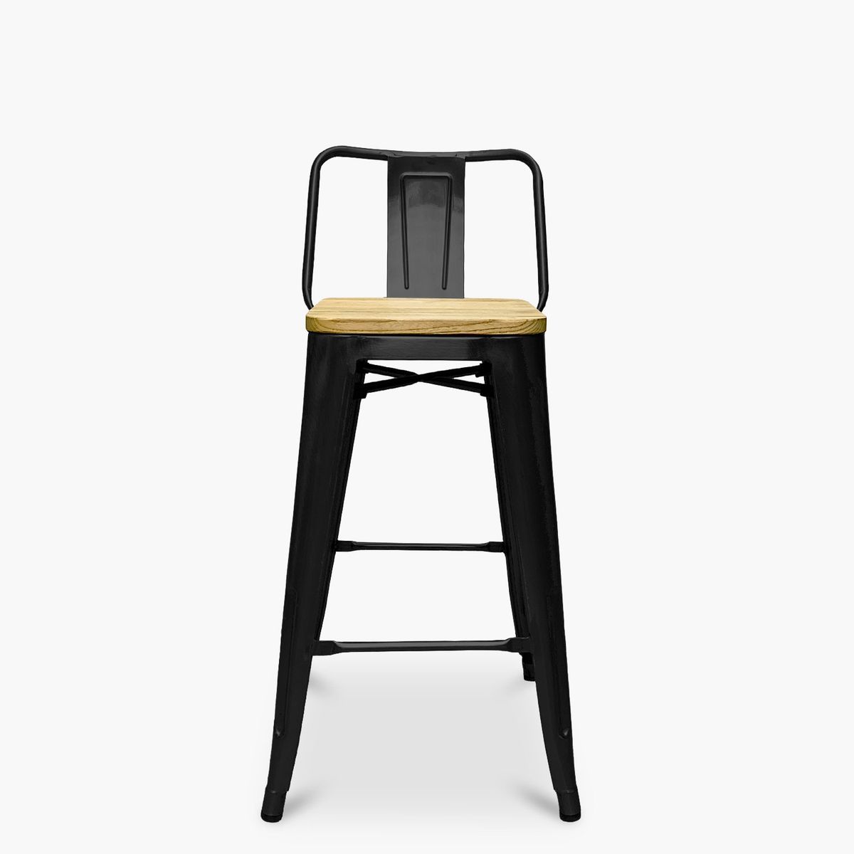 FORM DESIGN - Taburete Piso medio Tolix madera c/resp Form