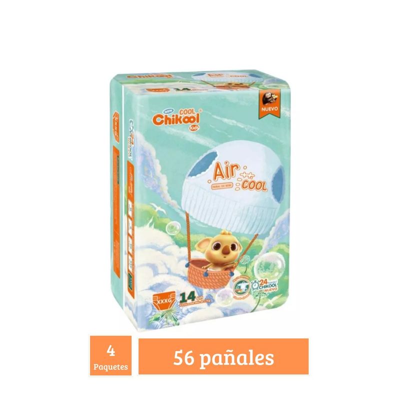 GENERICO - Pañales Chikool Cool XXXG 56 pañales