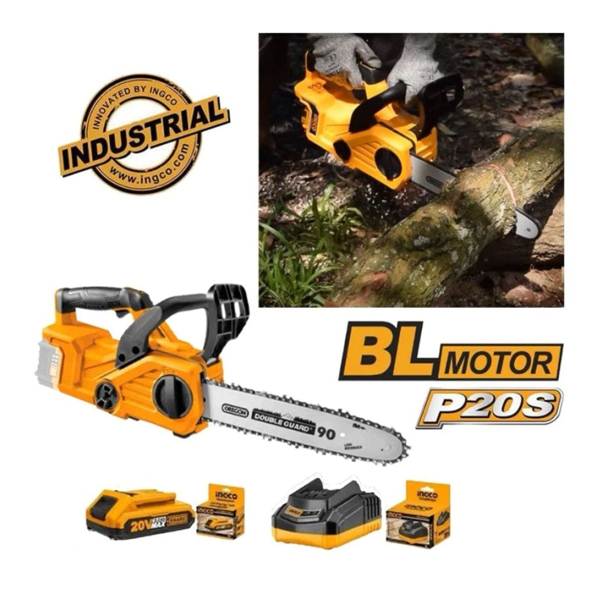 INGCO - Motosierra Inalambrica Brushless 16 P Ingco 40v Cgsli401682