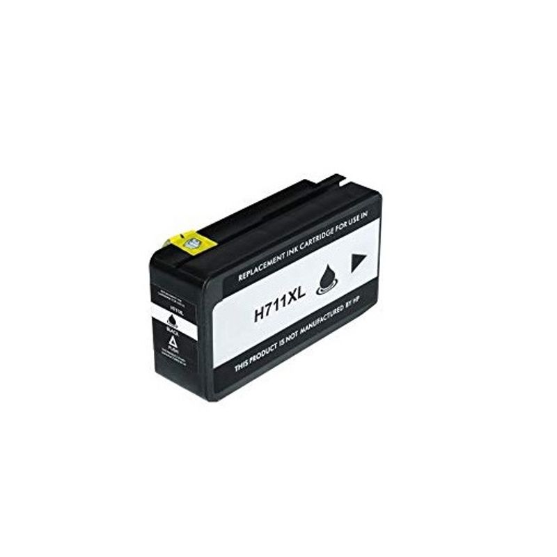 GENERICO - Cartucho De Tinta Negro Alternativo Xl 711 Para Hp T120 T520
