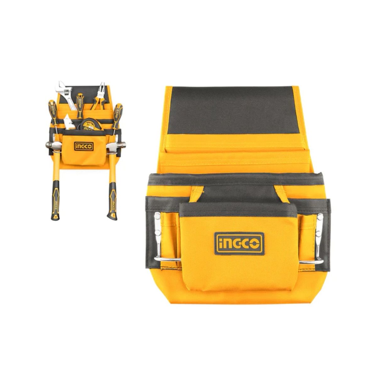 INGCO - Coleto Porta Herramientas Cinturón 10 Bolsi Ingco Htbp01011