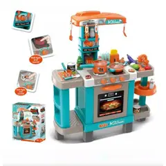 GENERICO - Cocina de Juguete 87CM con luz Sonido hervidor de Agua