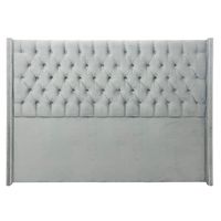 Respaldo Romano súper king gris perla