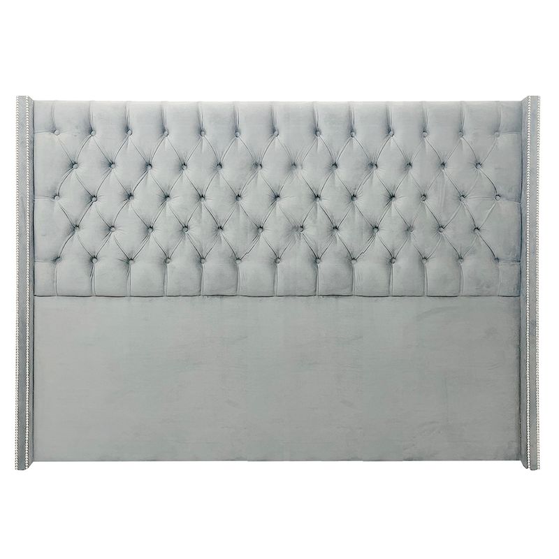 WALTHER - Respaldo Romano súper king gris perla