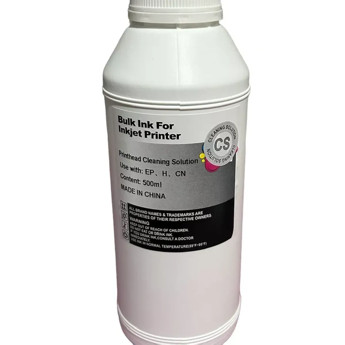 GENERICO - 500ml de Liquido Limpiador Cabezales para Impresoras Epson Hp Canon