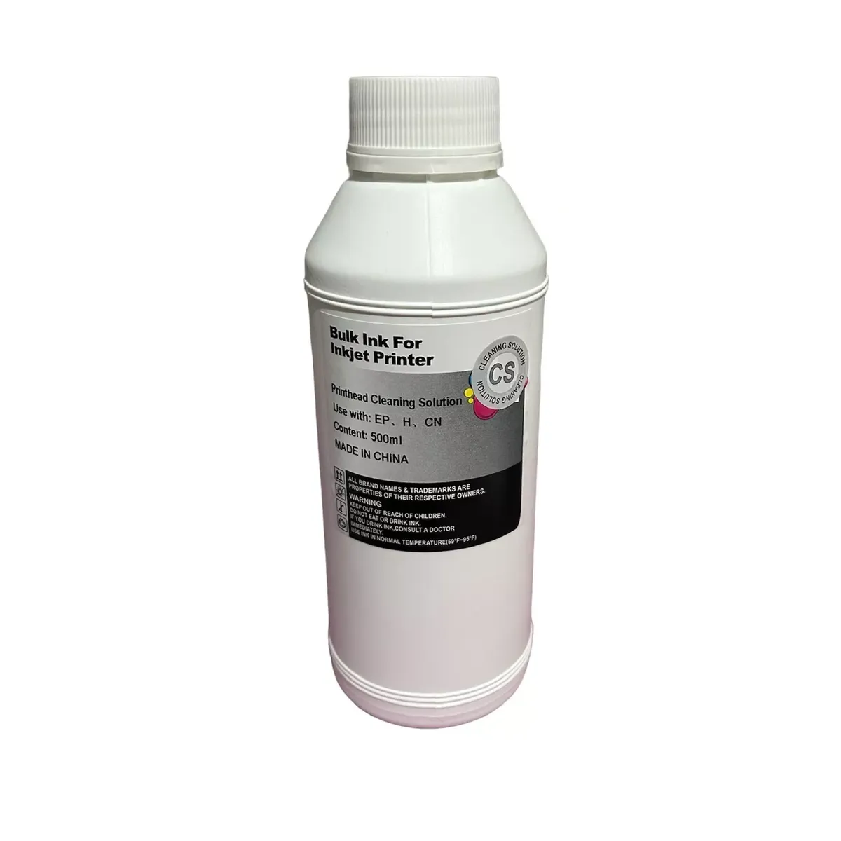 GENERICO - 500ml de Liquido Limpiador Cabezales para Impresoras Epson Hp Canon