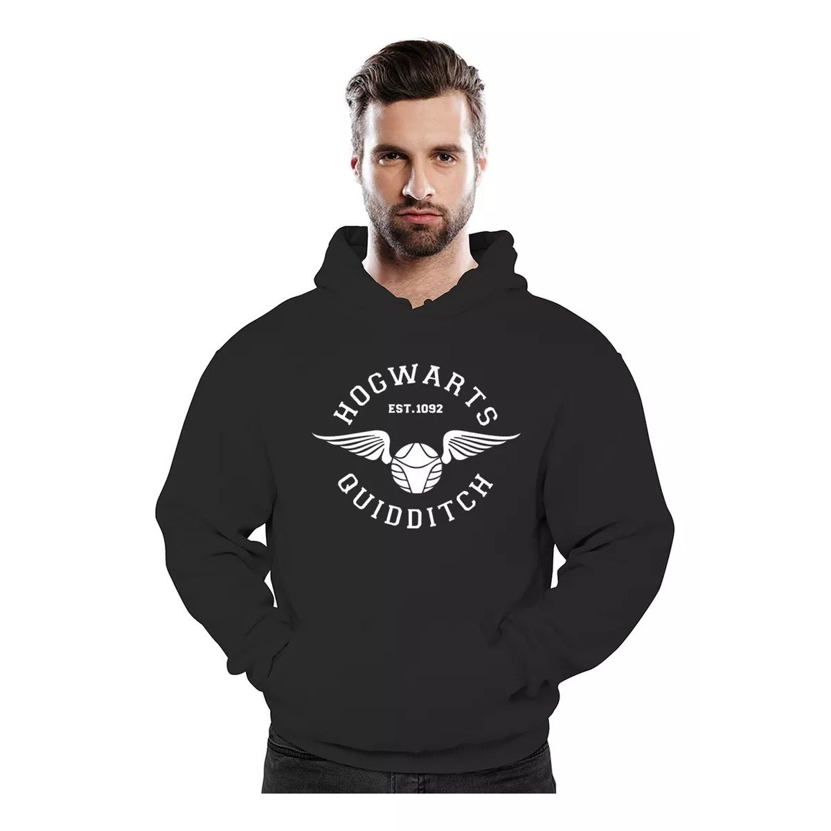 ROLY - Poleron Hombre Hogwarts Quidditch Harry Potter
