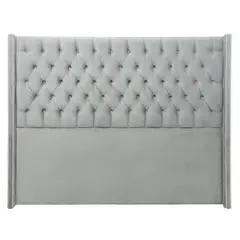 WALTHER - Respaldo Romano king gris perla