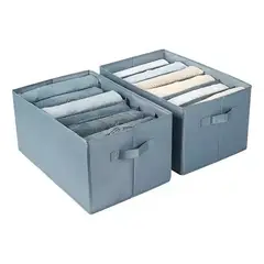 GENERICO - Organizador De Ropa Jeans Pantalones Camisa Armario 2 Pcs