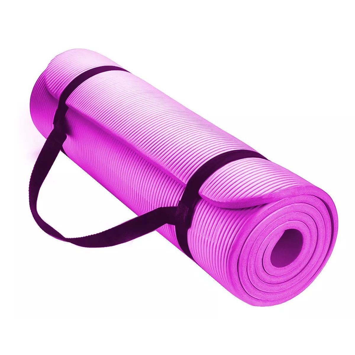 GENERICO - Mat Yoga 10 Mm Alfombra Resistente Gruesa Rosa