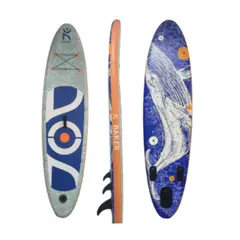GENERICO - Stand Up Paddle Inflable 10´6 Ballena Jorobada