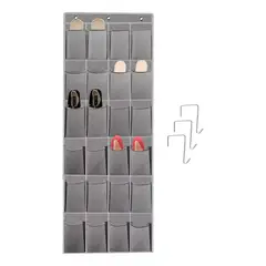 GENERICO - Organizador Zapatos Zapatero Colgante Puerta Closet 24 Pares