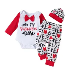ANGO - CONJUNTO SAN VALENTIN BEBÉ 3 piezas - humita GENT LOVE