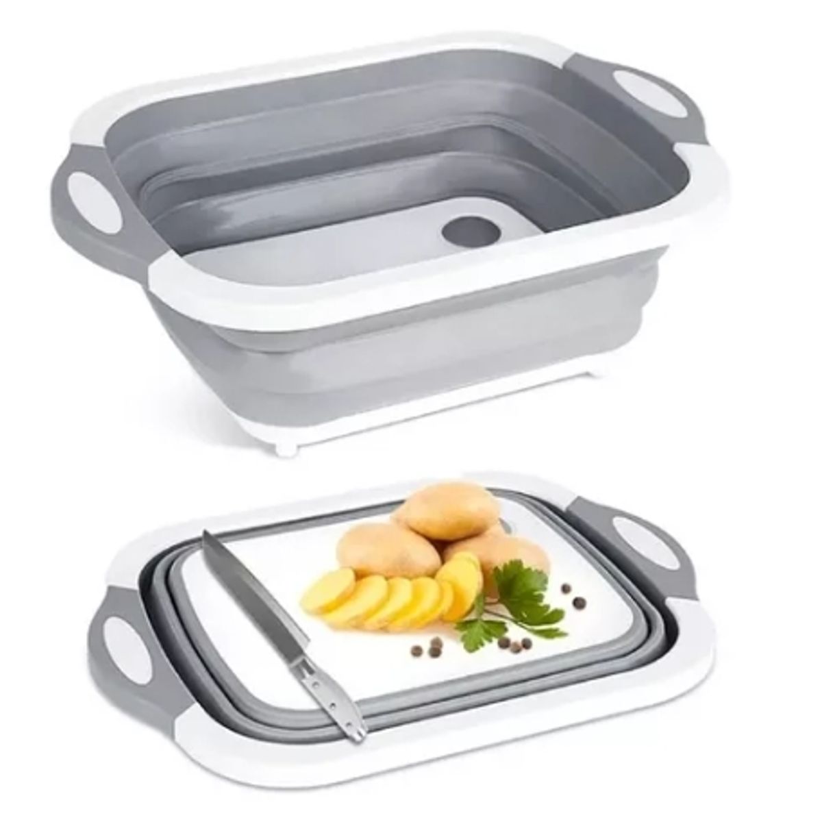 GENERICO - Tabla De Corte Tabla Para Picar Tabla De Corte Plegable Bowl.