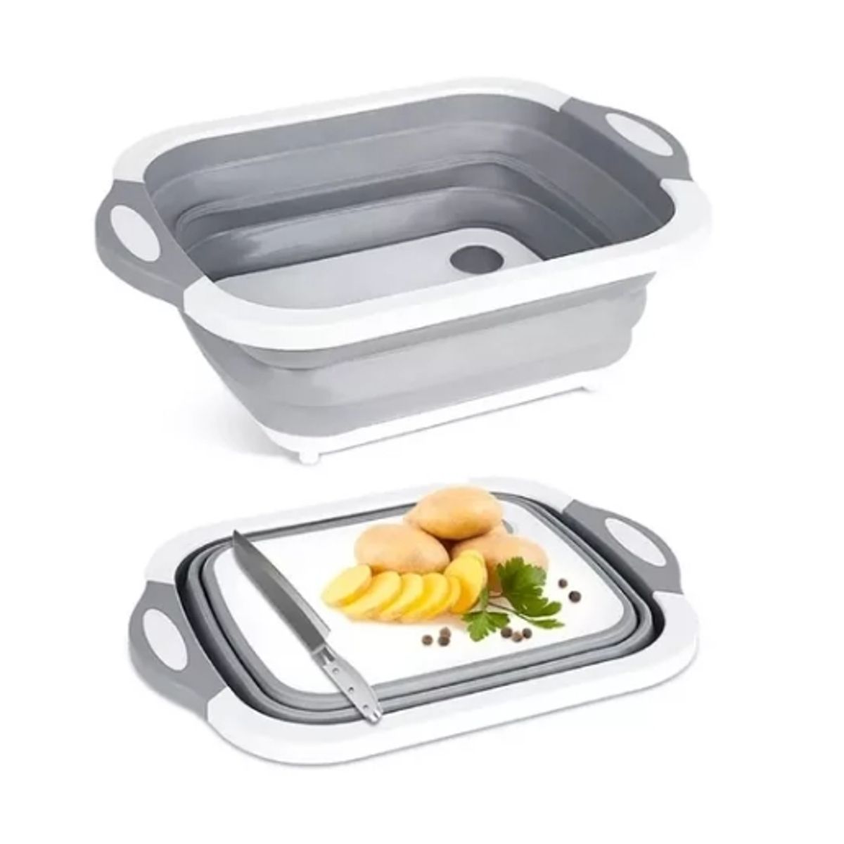 GENERICO - Tabla De Corte Tabla Para Picar Tabla De Corte Plegable Bowl.