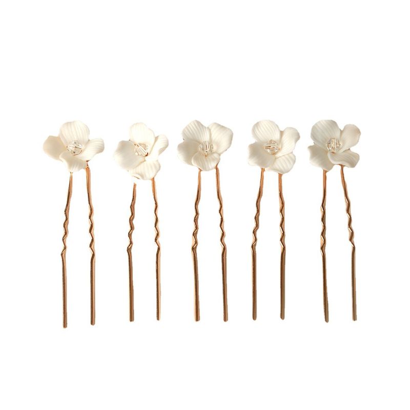 VATYERTY - 5 piezas diseñ flor elegante nupcial pelo boda fiesta