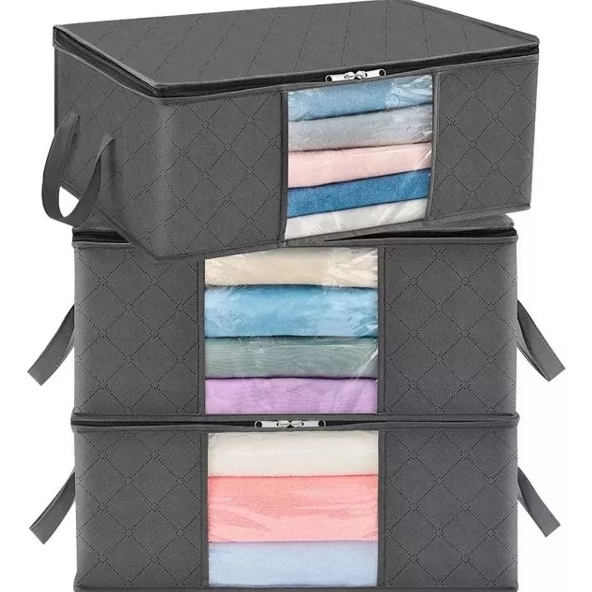 GENERICO - 3 Unidades Organizador De Bolsas De Almacenamiento De Ropa