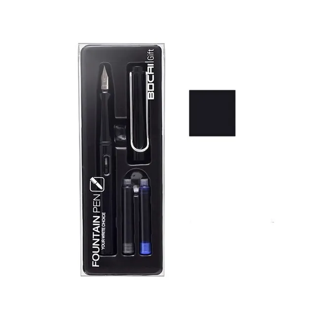 GENERICO - Lápiz Pluma Fuente Bolígrafo Estilográfico Negro
