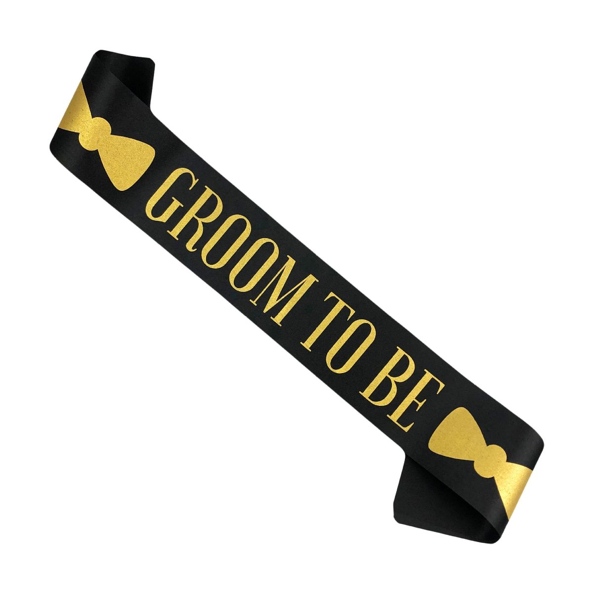 VATYERTY - color metálico con estampado de letra fiesta Faja Negro